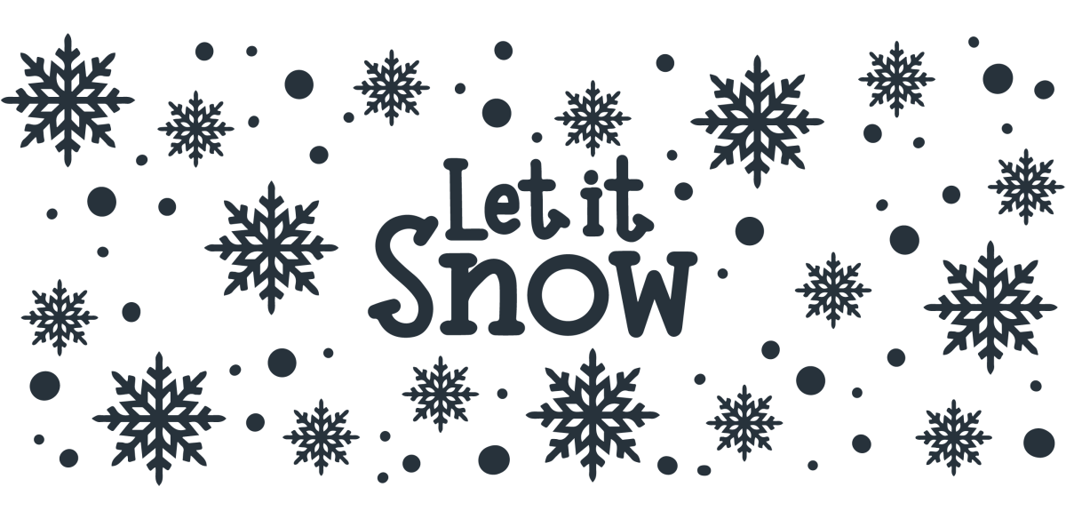 Let It Snow UV DTF Libbey Glass Wrap - Buy Bulk DTF