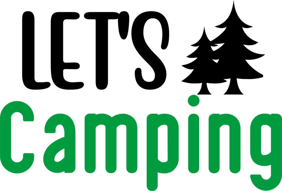 Let s Camping - 1016 Ready to Press DTF Transfer - Buy Bulk DTF