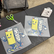 Lighter Joint Friends 420 Smoking Weed Cannabis Marijuana T-Shirt Ready To Press DTF Transfer - Buy Bulk DTF