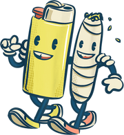 Lighter Joint Friends Ready To Press DTF Transfer - Buy Bulk DTF