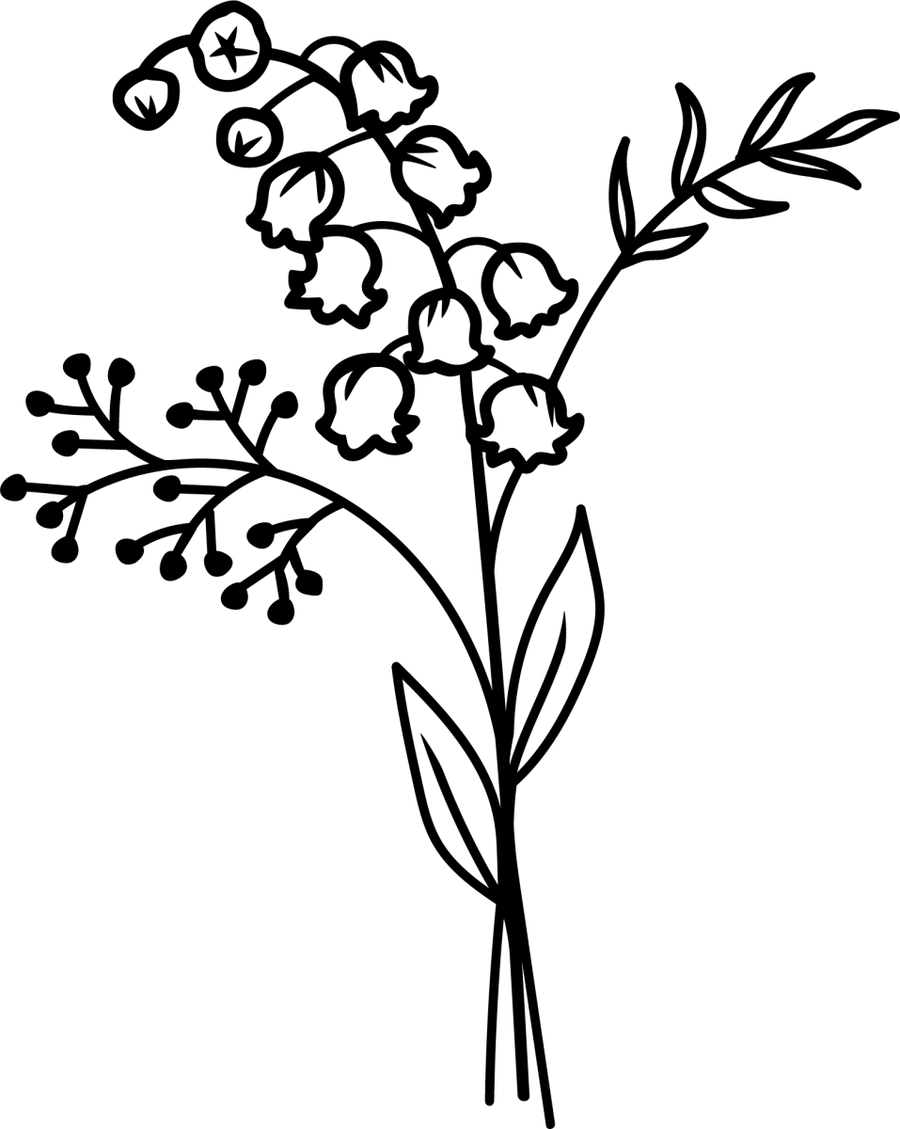 Lily Of The Valley May - Ready To Press DTF Transfers - Buy Bulk DTF