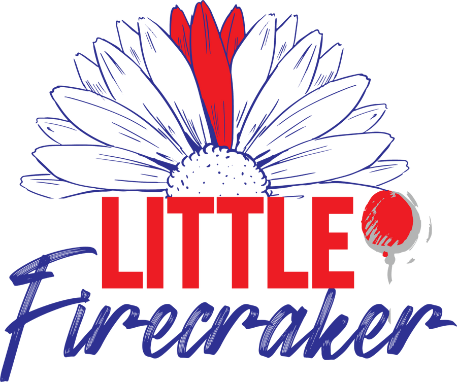 Little Firecraker - 1141 Ready to Press DTF Transfer - Buy Bulk DTF