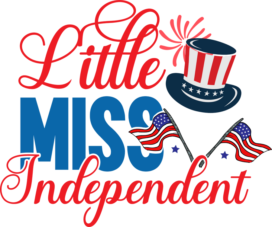 Little Miss Independent - 1139 Ready to Press DTF Transfer - Buy Bulk DTF