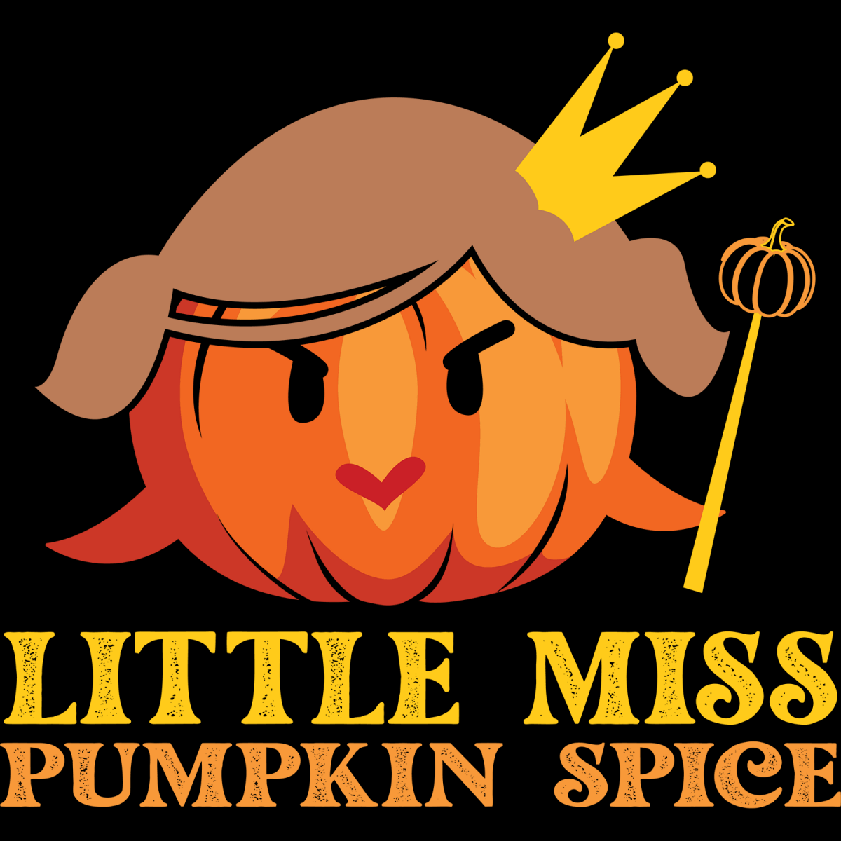 Little Miss Pumpkin Spice - Ready To Press DTF Transfers - Buy Bulk DTF