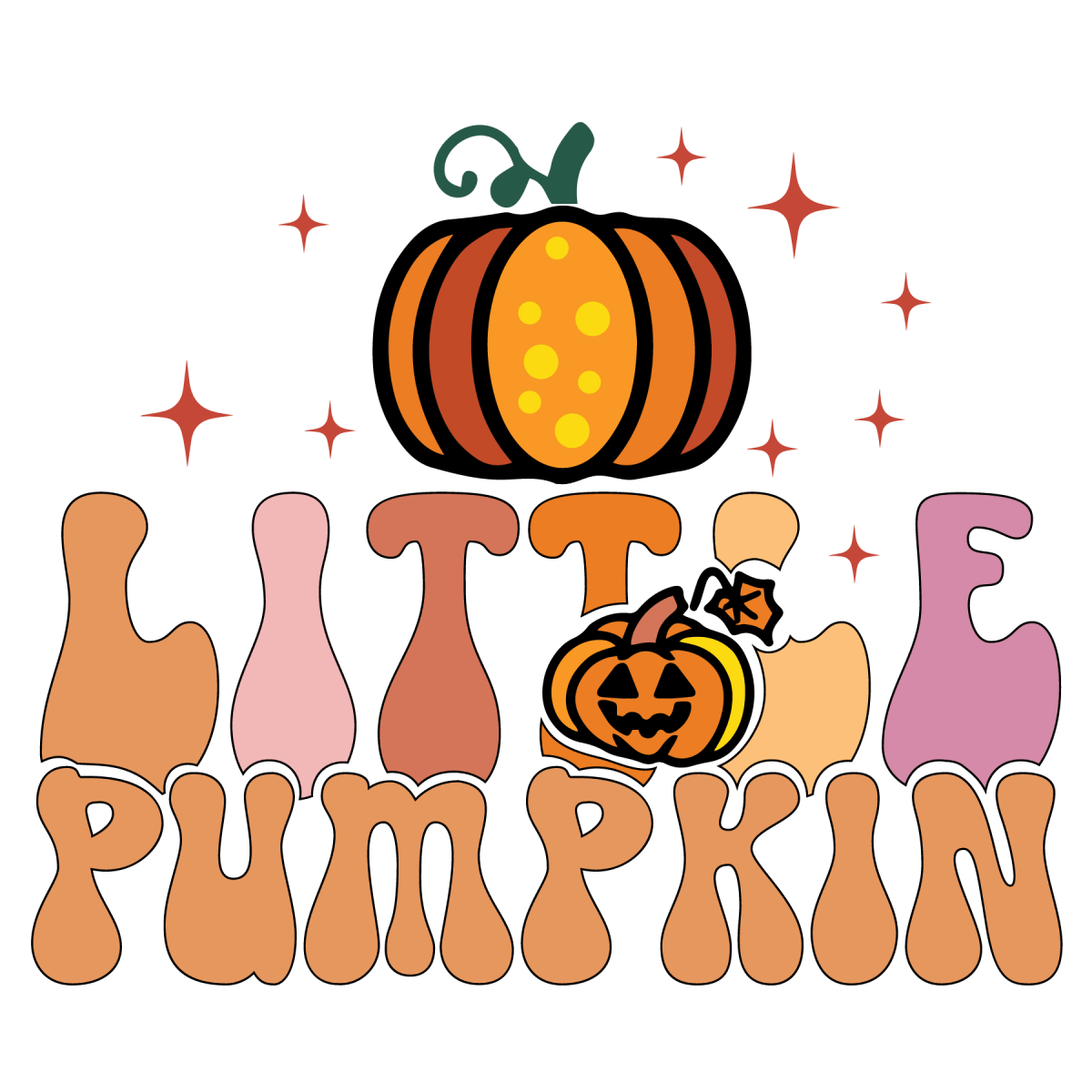 Little Pumpkin Ready To Press DTF Transfer - Buy Bulk DTF