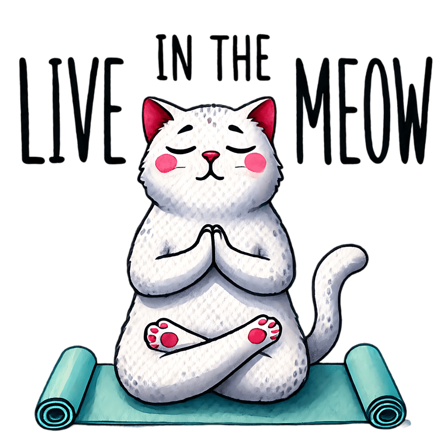 Live In The Meow 1 - Ready To Press DTF Transfers - Buy Bulk DTF