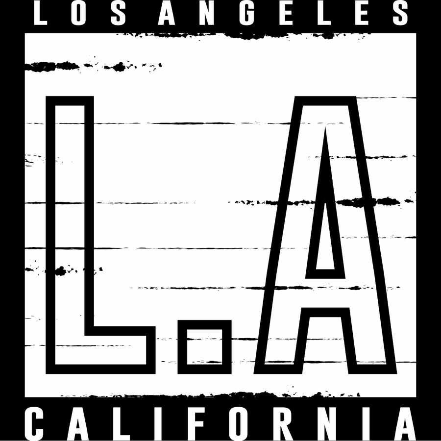 Los Angeles - California - Ready To Press DTF Transfer - Buy Bulk DTF