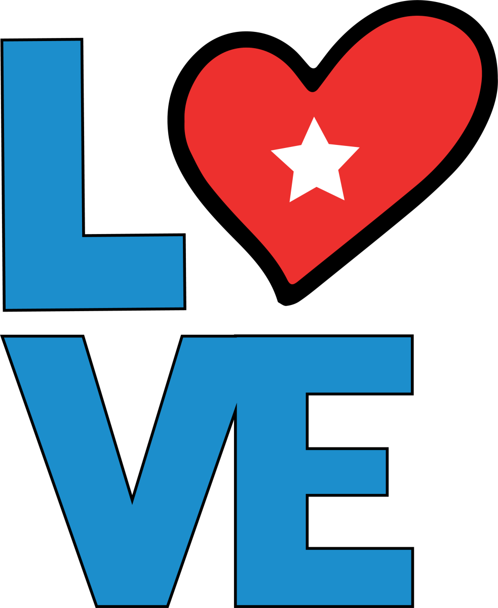 Love - 1155 Ready to Press DTF Transfer - Buy Bulk DTF