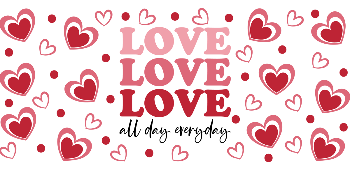 Love All Day Everyday - UV DTF Libbey Glass Wrap - Buy Bulk DTF