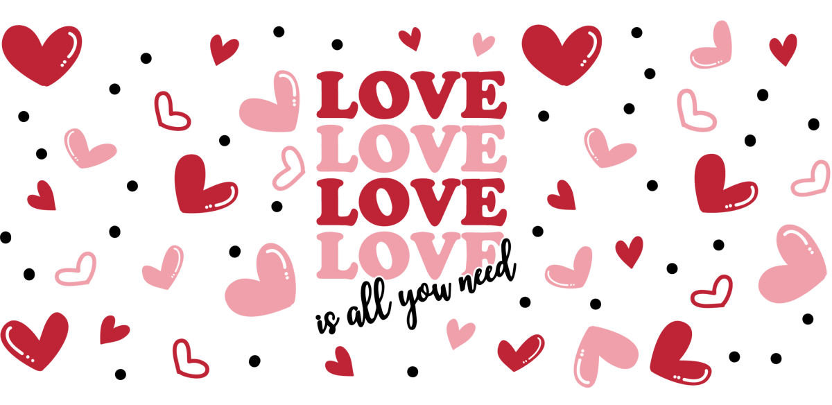 Love Is All You Need - UV DTF Libbey Glass Wrap - Buy Bulk DTF