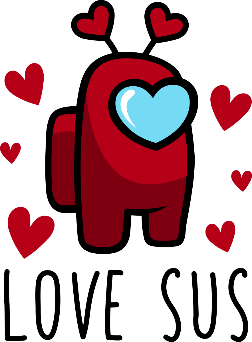 Love Sus Ready To Press DTF Transfer - Buy Bulk DTF