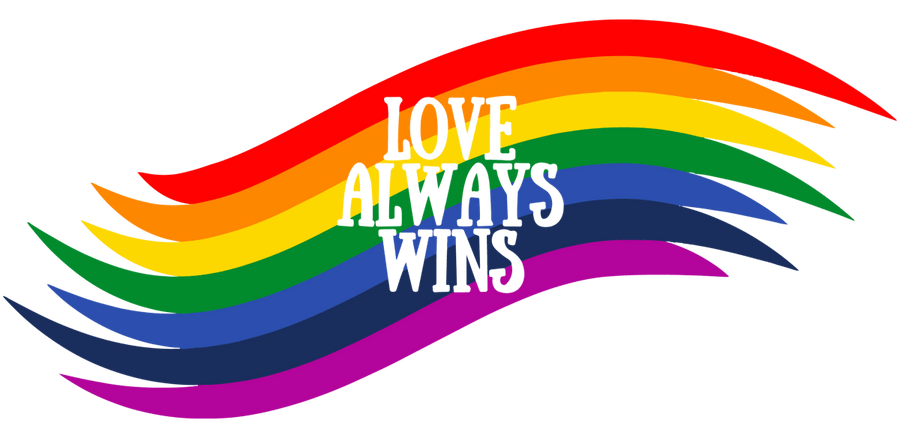 Love Wins Rainbow NL - UV DTF Libbey Glass Wrap - Buy Bulk DTF