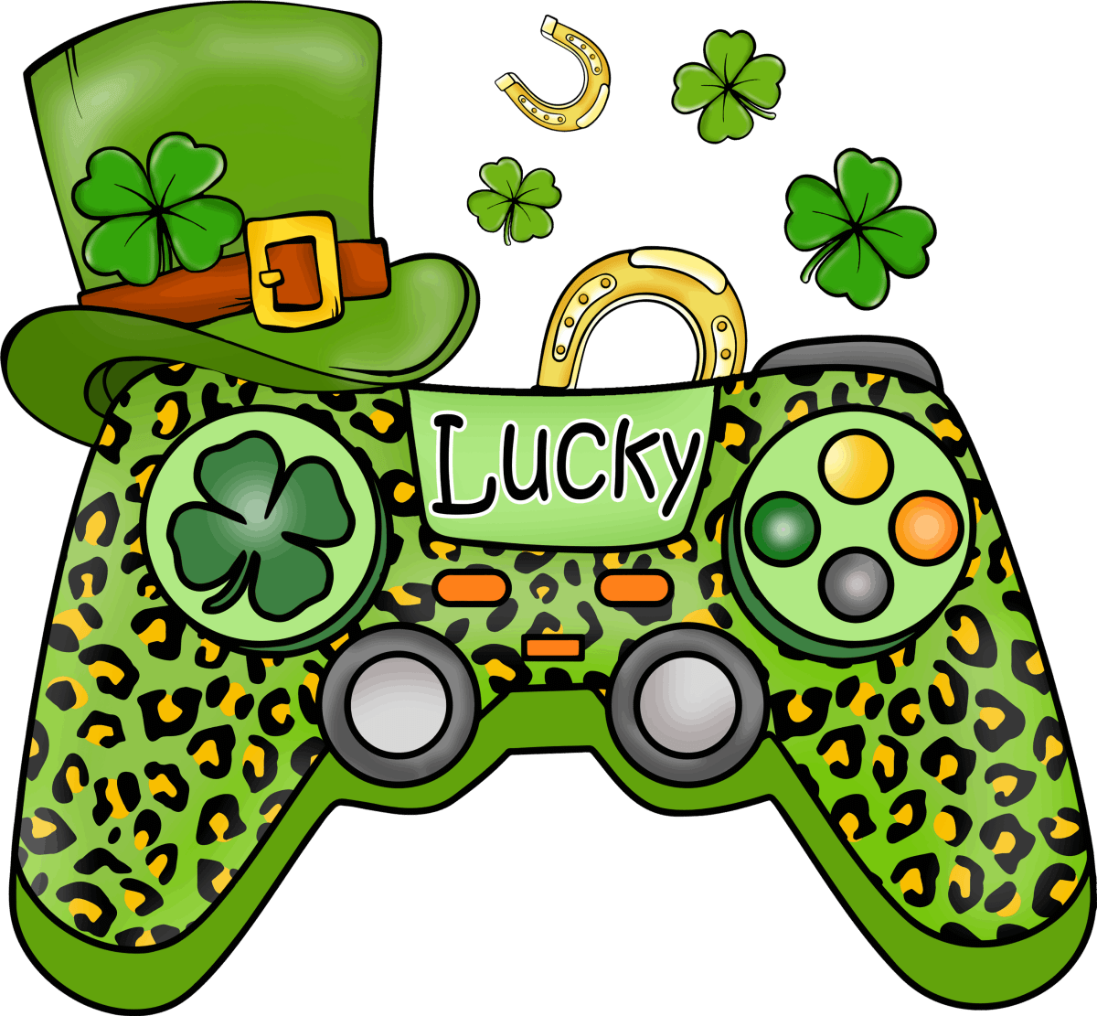 Lucky Game Controller Ready To Press DTF Transfers - Buy Bulk DTF