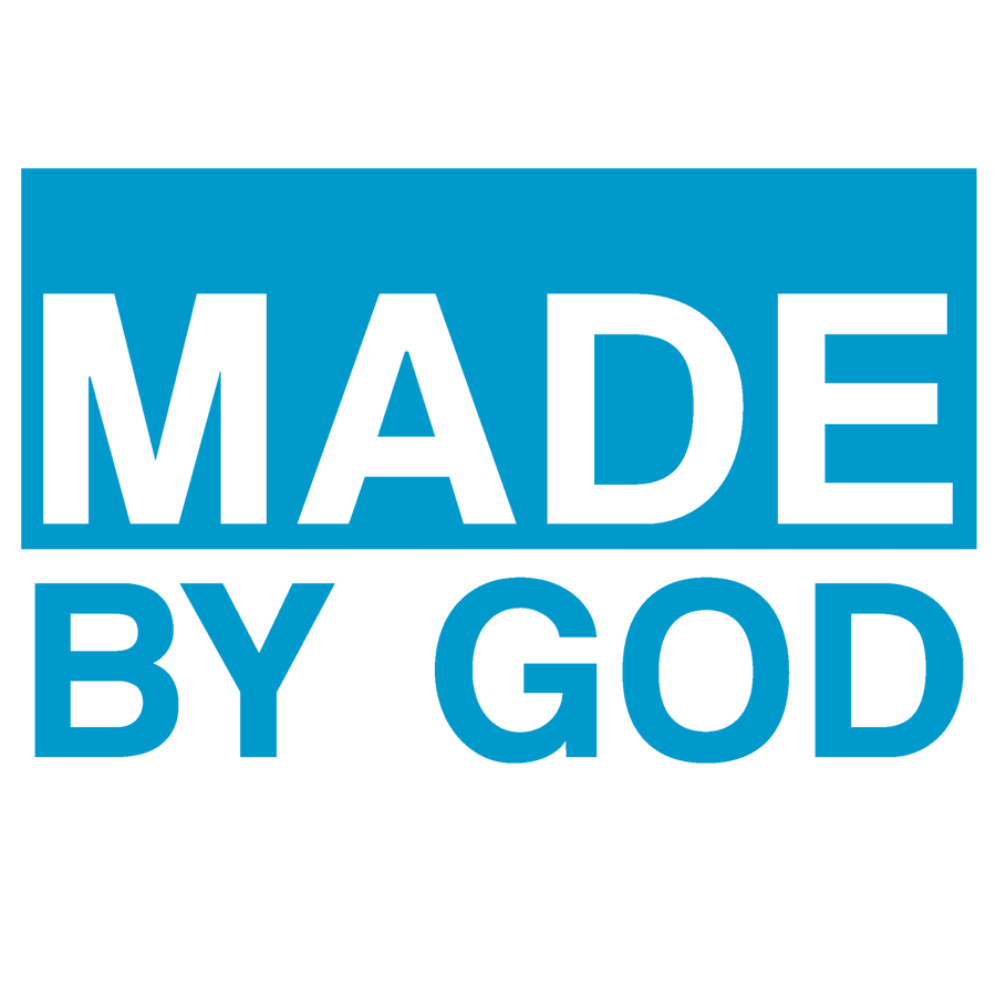 MADE BY GOD Highlighter Blue Ready To Press DTF Transfer - Buy Bulk DTF