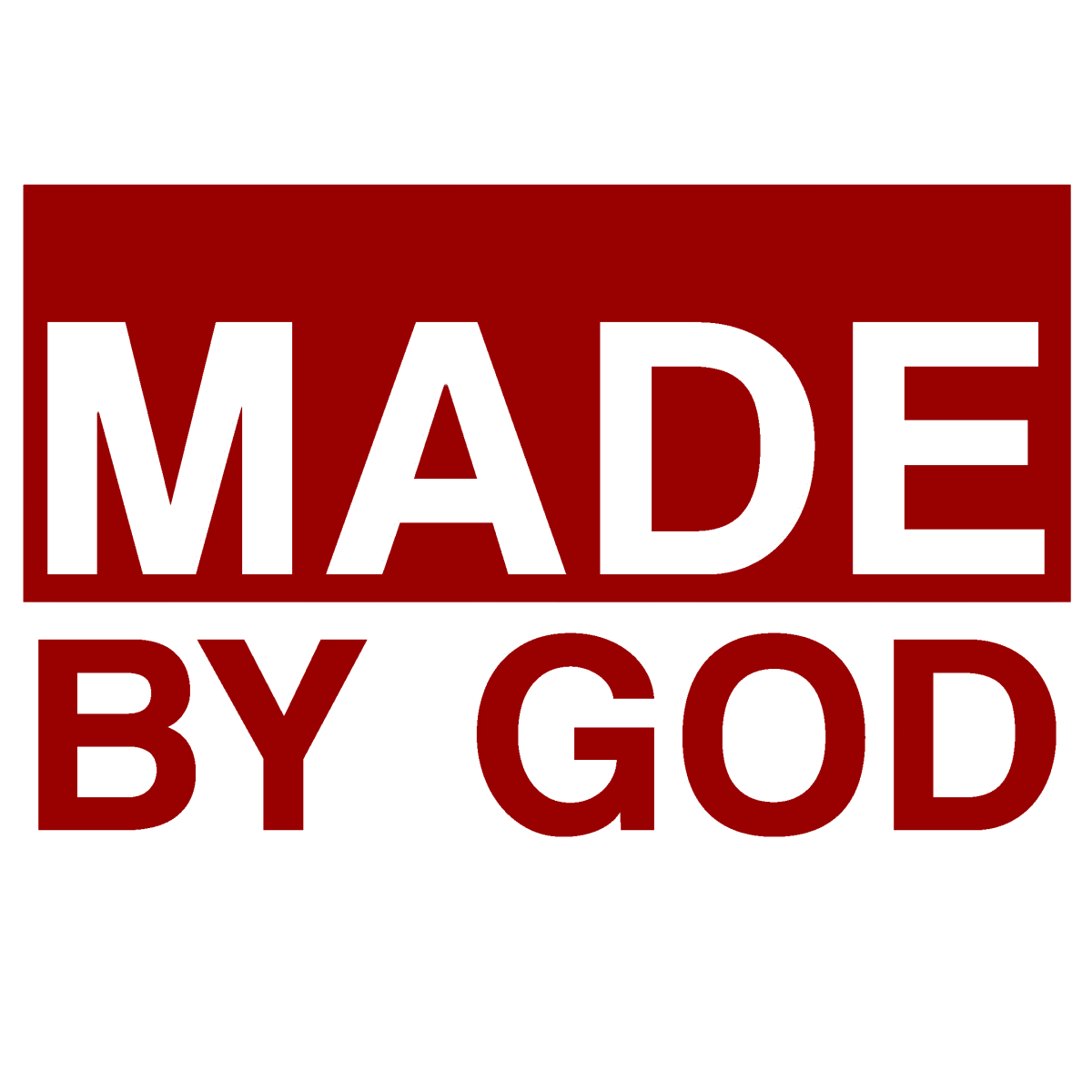Made By God Red Ready To Press DTF Transfer - Buy Bulk DTF