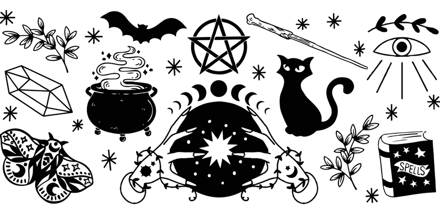 Magic Witch - UV DTF Libbey Glass Wrap - Buy Bulk DTF