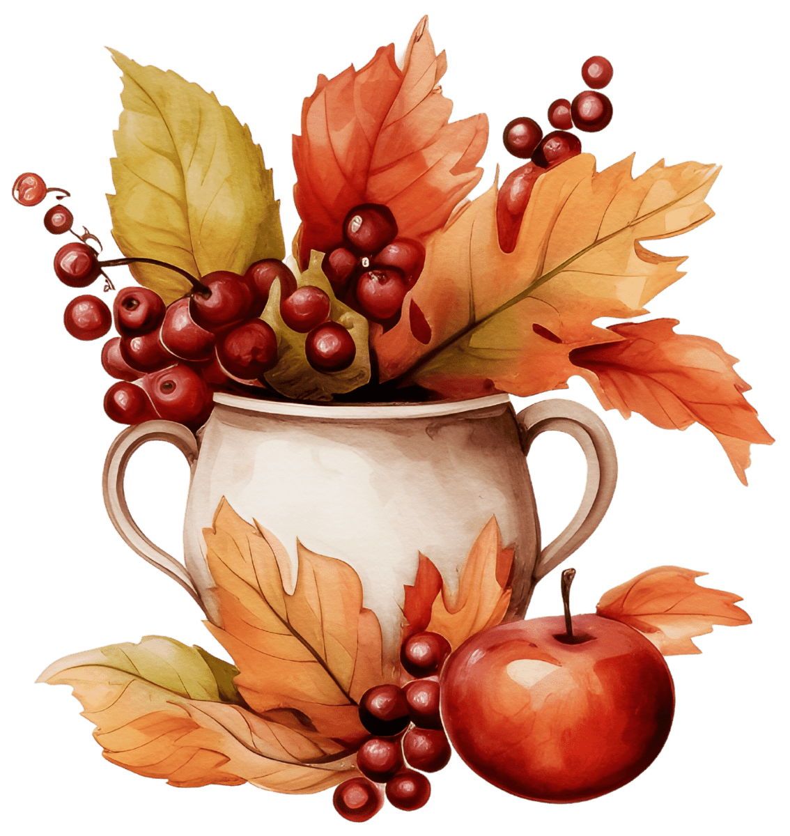 Magical Fall Flowers Watercolor Ready to Press DTF Transfers - Buy Bulk DTF