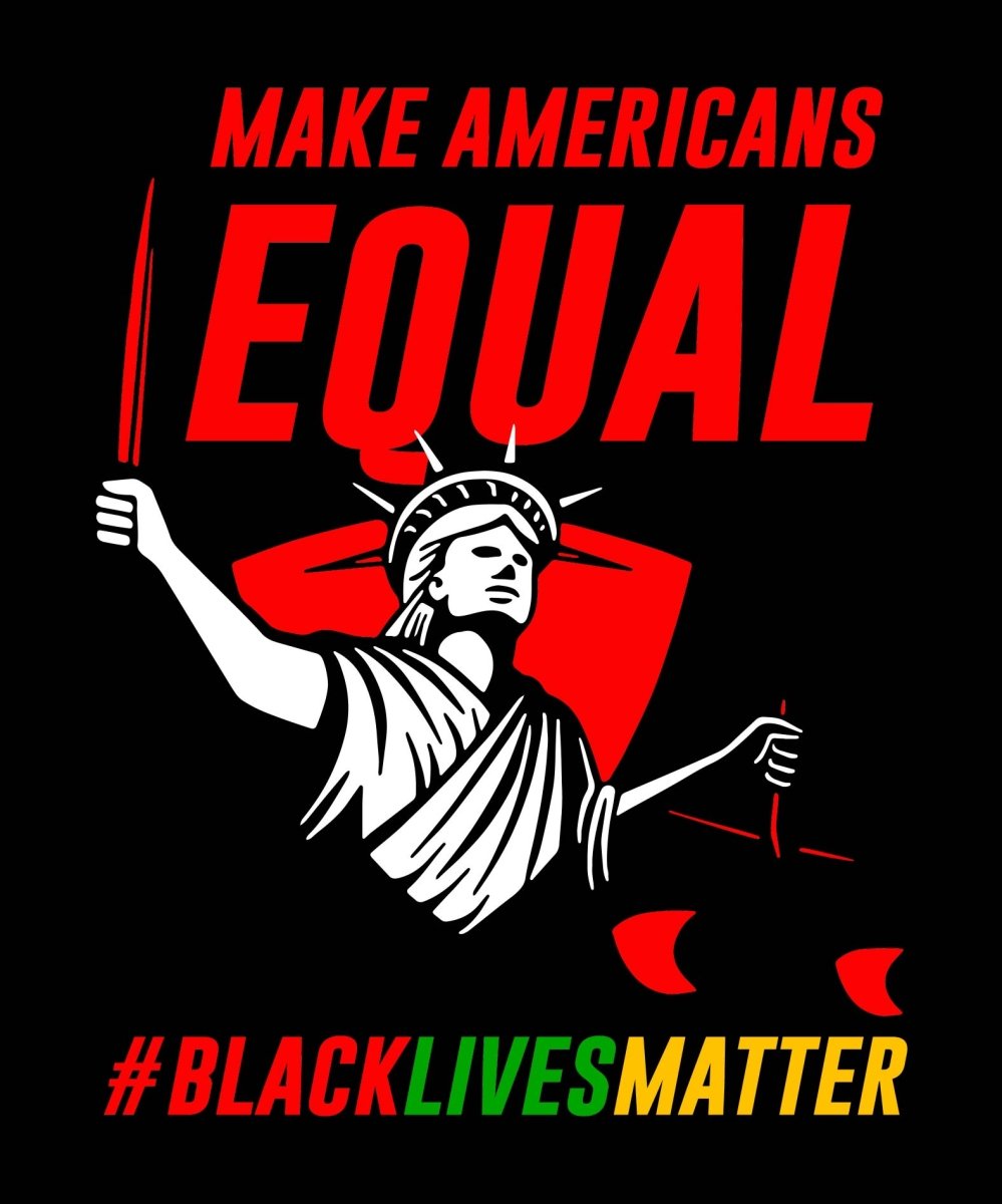 Make Americans Equal Black Lives Matter - Ready To Press DTF Transfer - Buy Bulk DTF