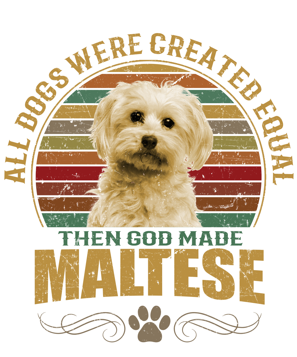 Maltese Dog Lover Unisex Men’s T-Shirt Ready To Press DTF Transfer - Buy Bulk DTF