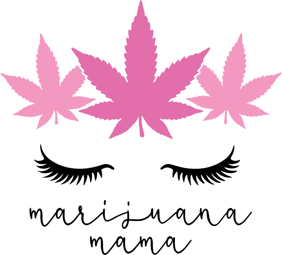 Marijuana Mama Weed Crown Ready To Press DTF Transfer - Buy Bulk DTF