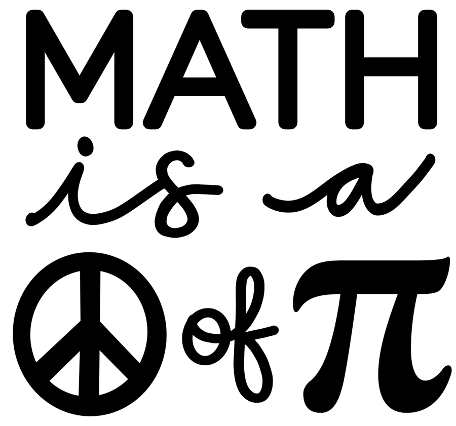 Math Is A Piece Of Pi Funny Pun - Ready To Press DTF Transfer - Buy Bulk DTF