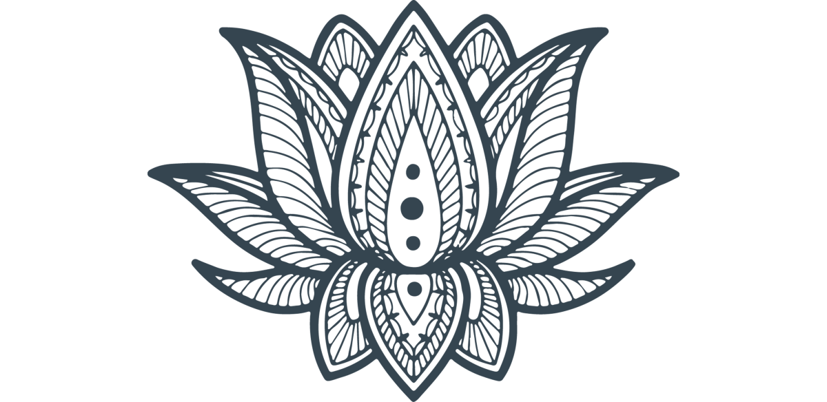 Meditation Lotus - UV DTF Libbey Glass Wrap - Buy Bulk DTF