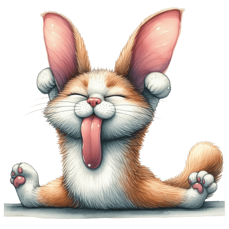 Meow Meditation - Ready To Press DTF Transfers - Buy Bulk DTF