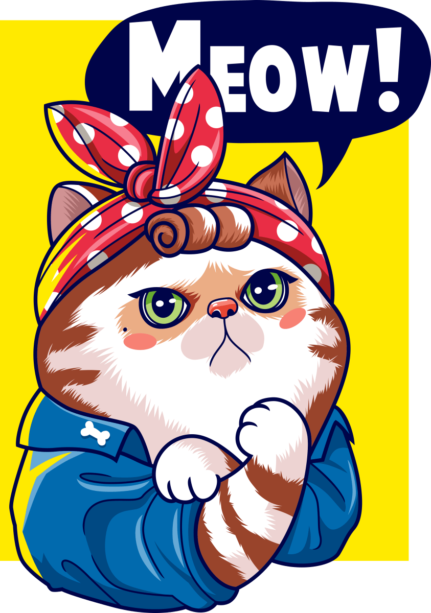 MEOW! - Ready To Press DTF Transfer - Buy Bulk DTF