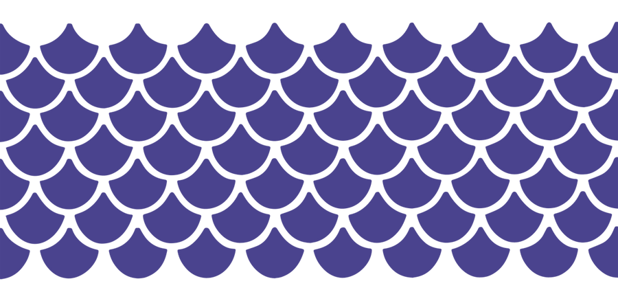 Mermaid Scale - UV DTF Libbey Glass Wrap - Buy Bulk DTF