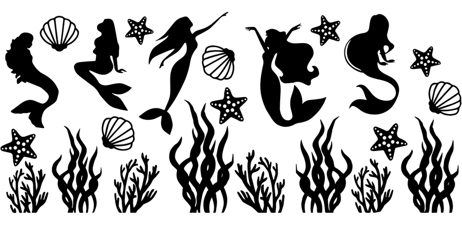 Mermaid - UV DTF Libbey Glass Wrap - Buy Bulk DTF