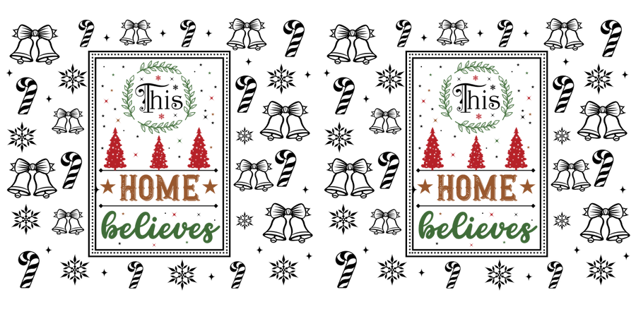 Merry & Bright Series UV DTF Libbey Glass Wrap - Buy Bulk DTF