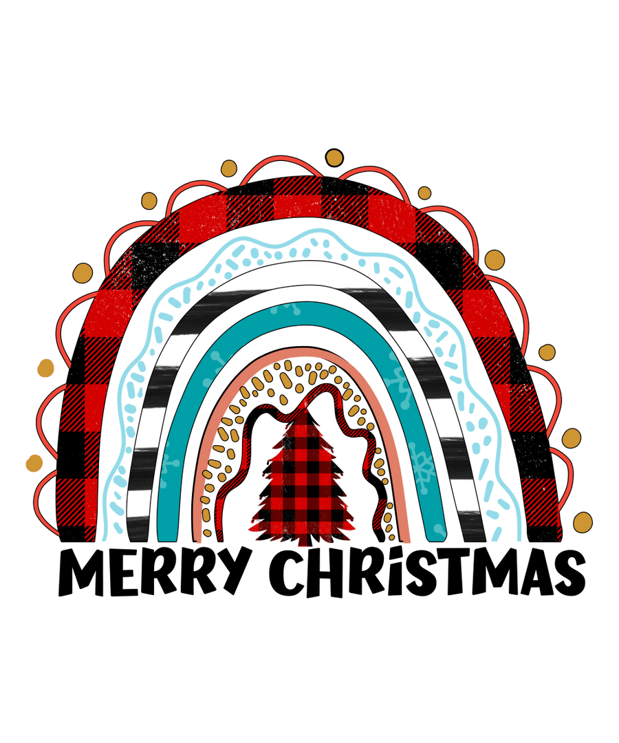 Merry Christmas 2 Ready To Press DTF Transfer - Buy Bulk DTF