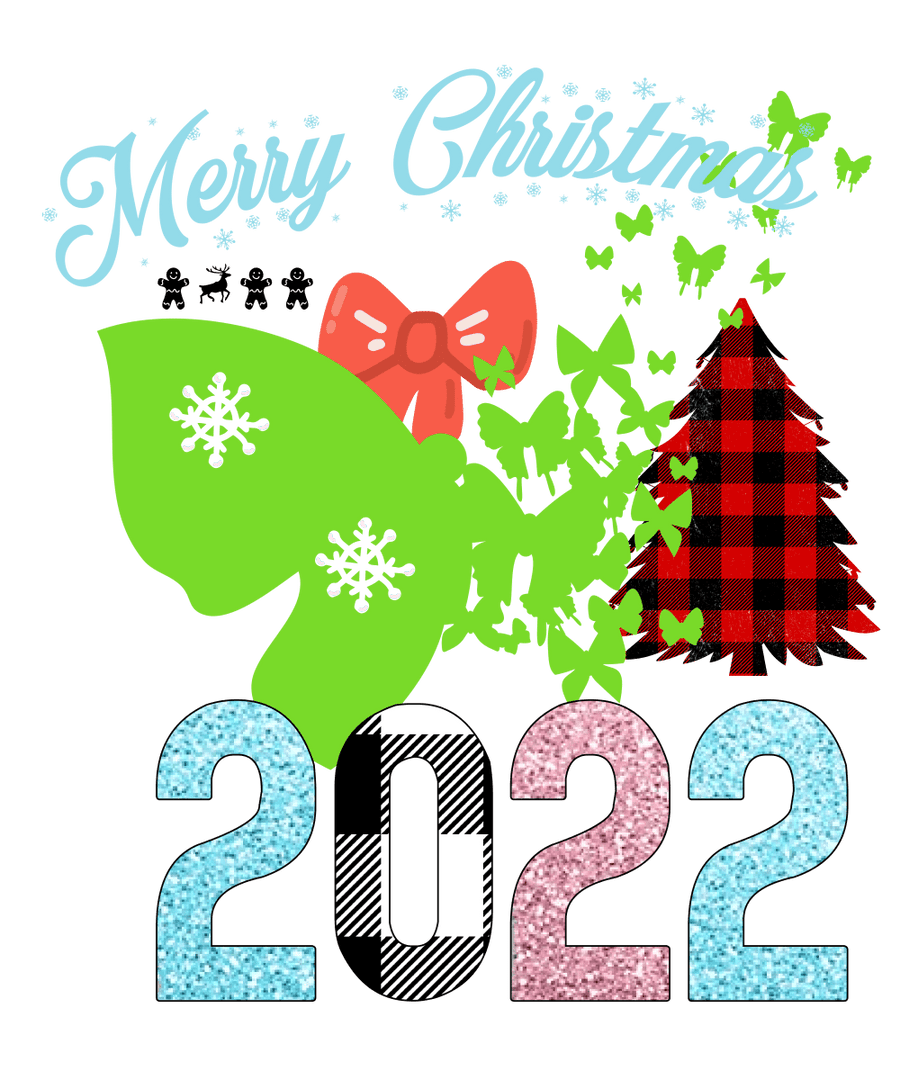 Merry Christmas 2022 Ready To Press DTF Transfer - Buy Bulk DTF