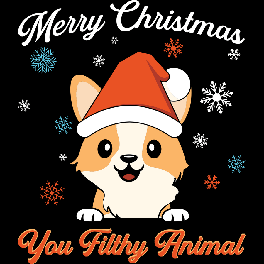 Merry Christmas You Filthy Animal - Ready to Press DTF Transfers - Buy Bulk DTF