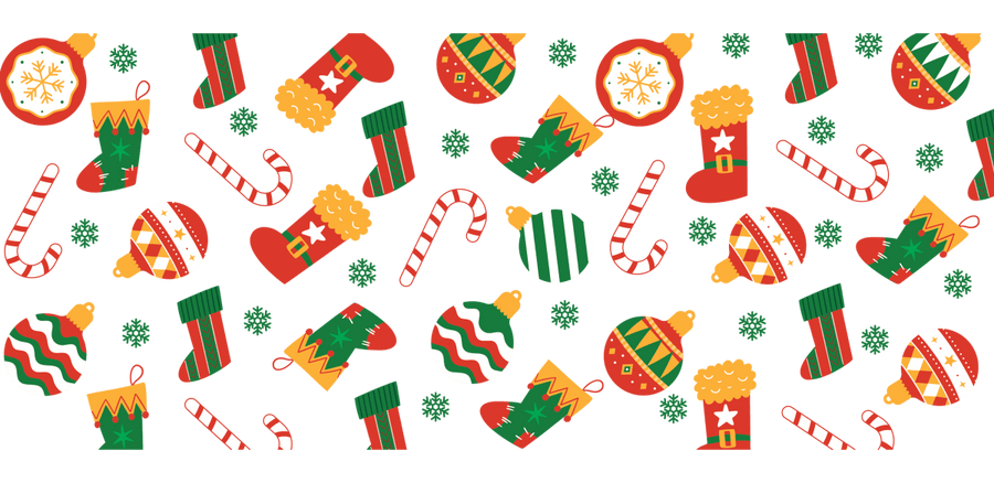 Merry Mistletoe Designs UV DTF Libbey Glass Wrap - Buy Bulk DTF