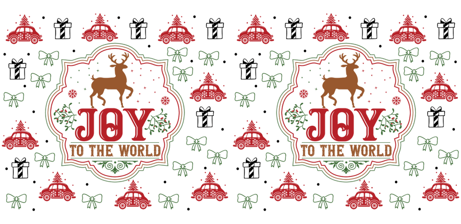 Merry Mornings Collection UV DTF Libbey Glass Wrap - Buy Bulk DTF