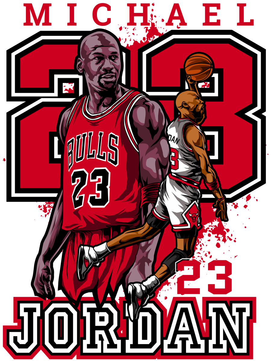 MICHAEL JORDAN - Ready To Press DTF Transfer - Buy Bulk DTF