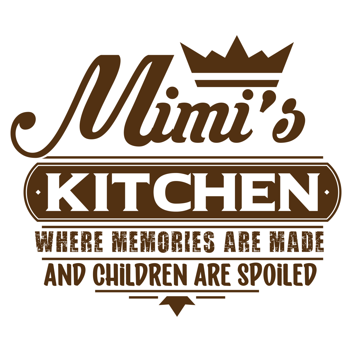 Mimi_s Kitchen Where Memories Are Made And Children Are Spoiled - Ready To Press DTF Transfers - Buy Bulk DTF