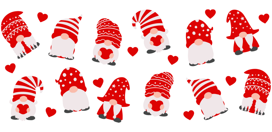 Mini Gnomes UV DTF Libbey Glass Wrap - Buy Bulk DTF