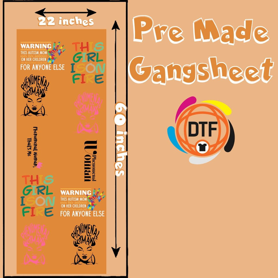 Moments with Mom Pack Premade DTF Gangsheet - Buy Bulk DTF