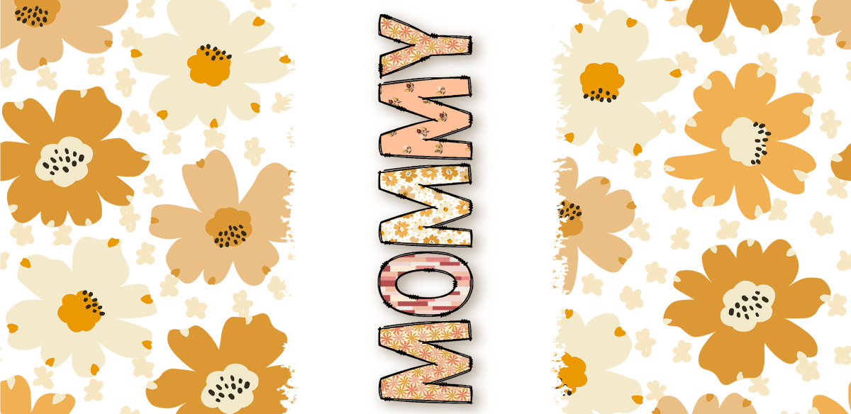 Mom’s Blissful Bounty - UV DTF Libbey Glass Wrap - Buy Bulk DTF