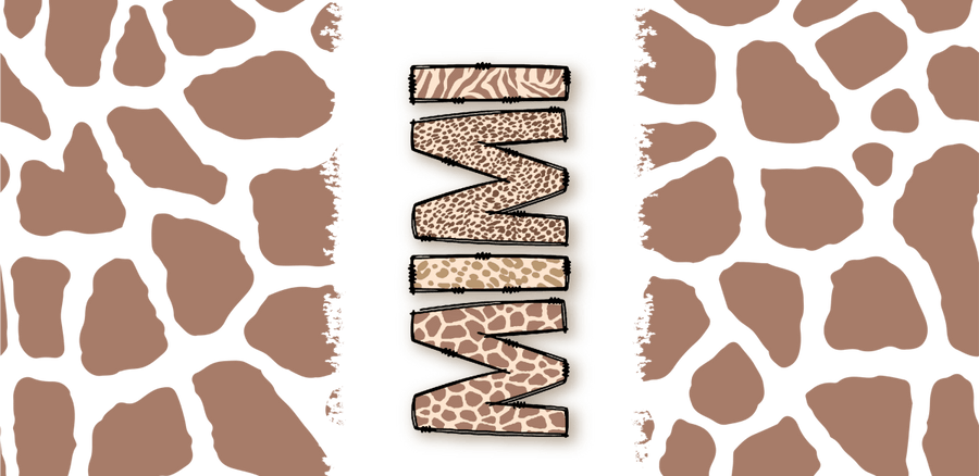 Mom’s Cherished Hues - UV DTF Libbey Glass Wrap - Buy Bulk DTF