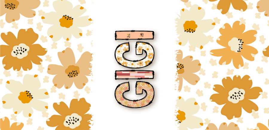 Mom’s Delightful Daisies - UV DTF Libbey Glass Wrap - Buy Bulk DTF