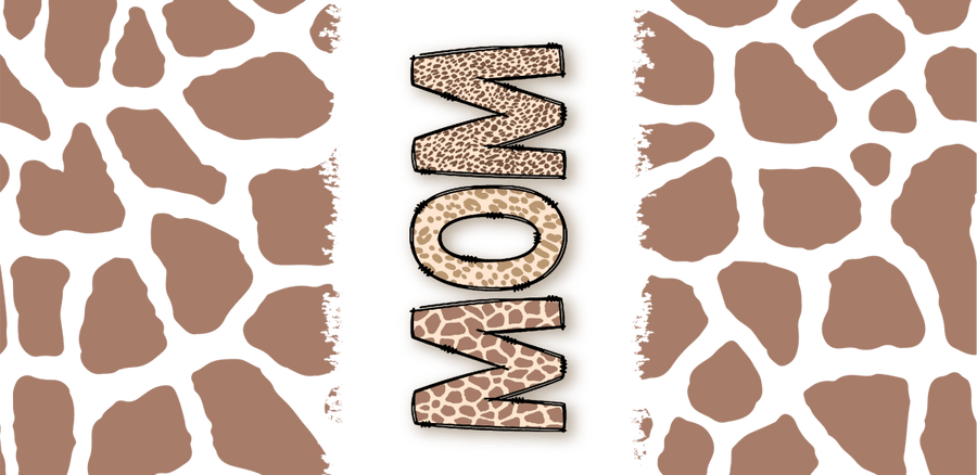 Mom’s Gentle Charms - UV DTF Libbey Glass Wrap - Buy Bulk DTF