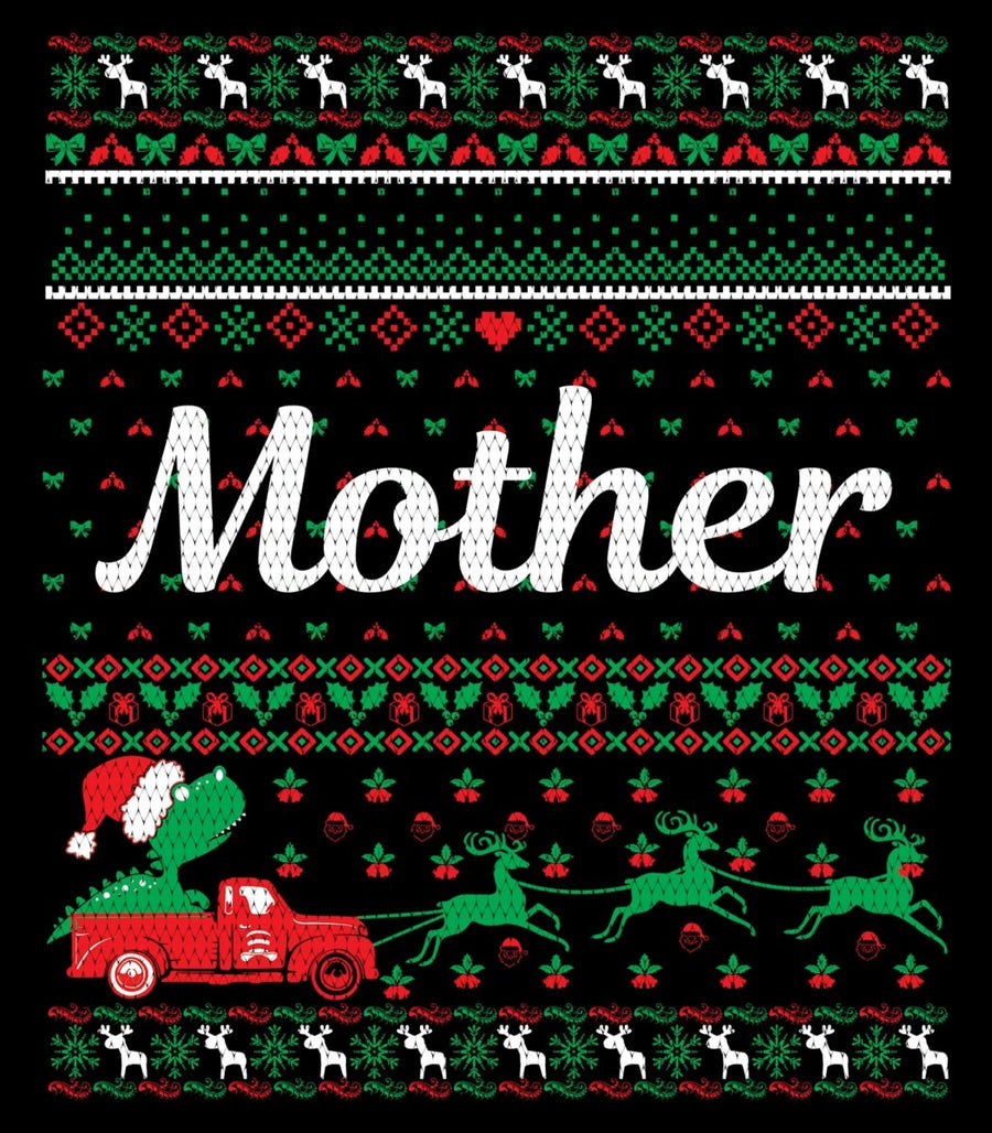 Mother Christmas Ugly Sweater Party Ready To Press DTF Transfer - Buy Bulk DTF