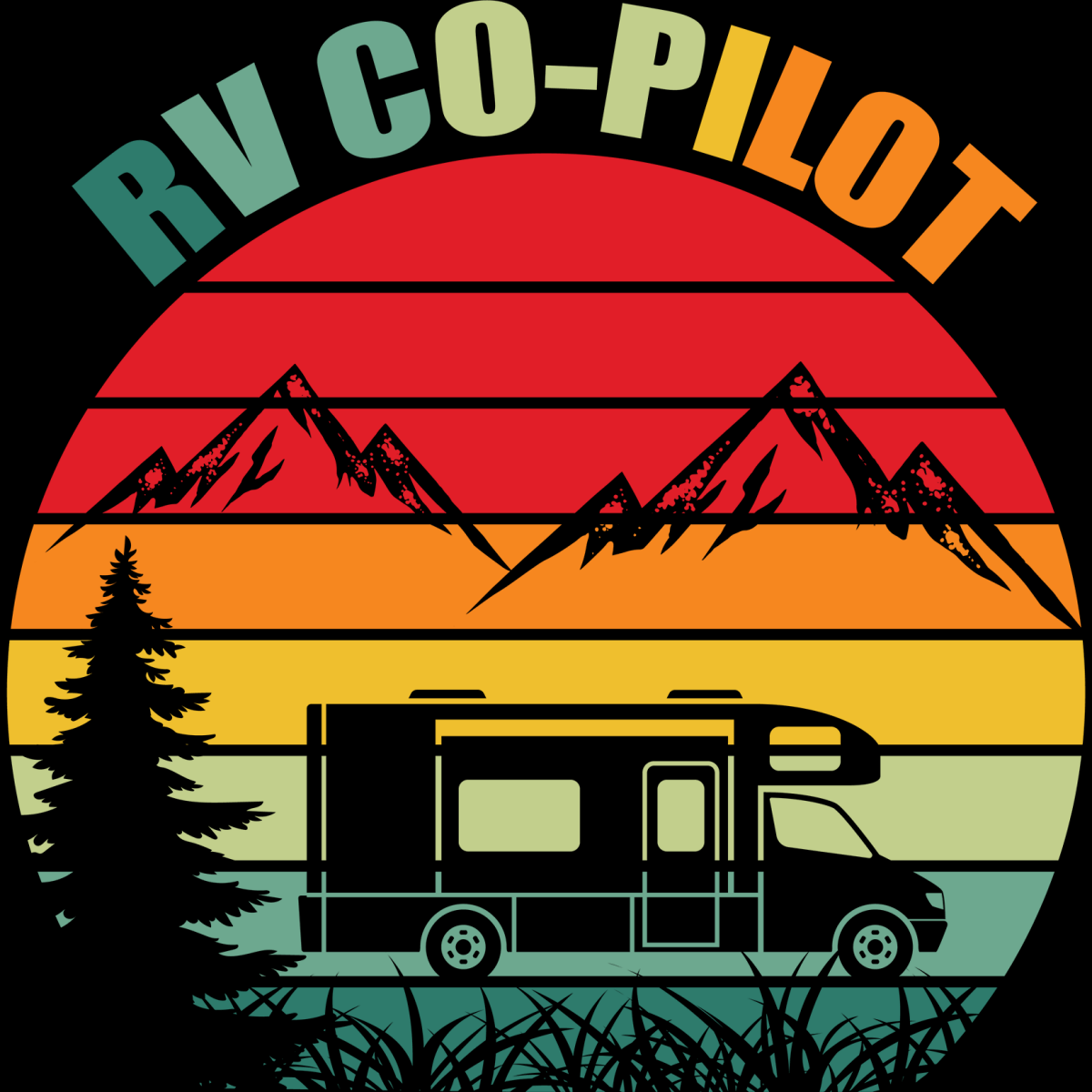 Mountain Memories Camping - Ready To Press DTF Transfers - Buy Bulk DTF