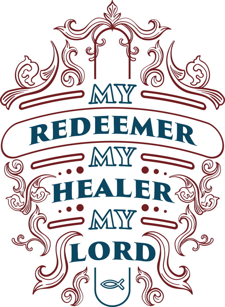 My Redeemer My Healer - Ready To Press DTF Transfers - Buy Bulk DTF