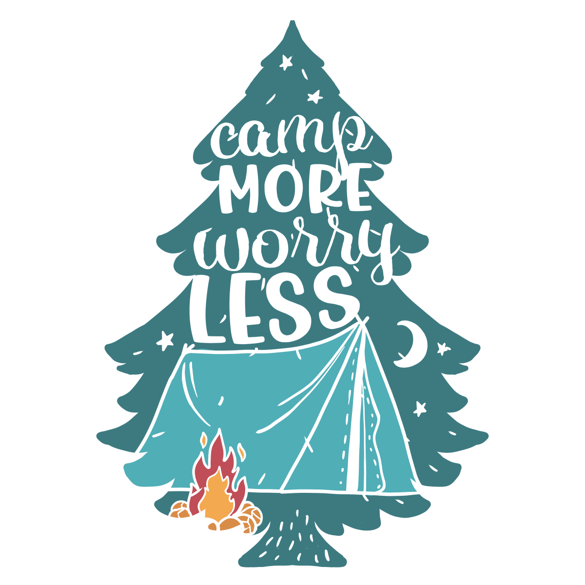 Nature's Haven Camping - Ready To Press DTF Transfers - Buy Bulk DTF