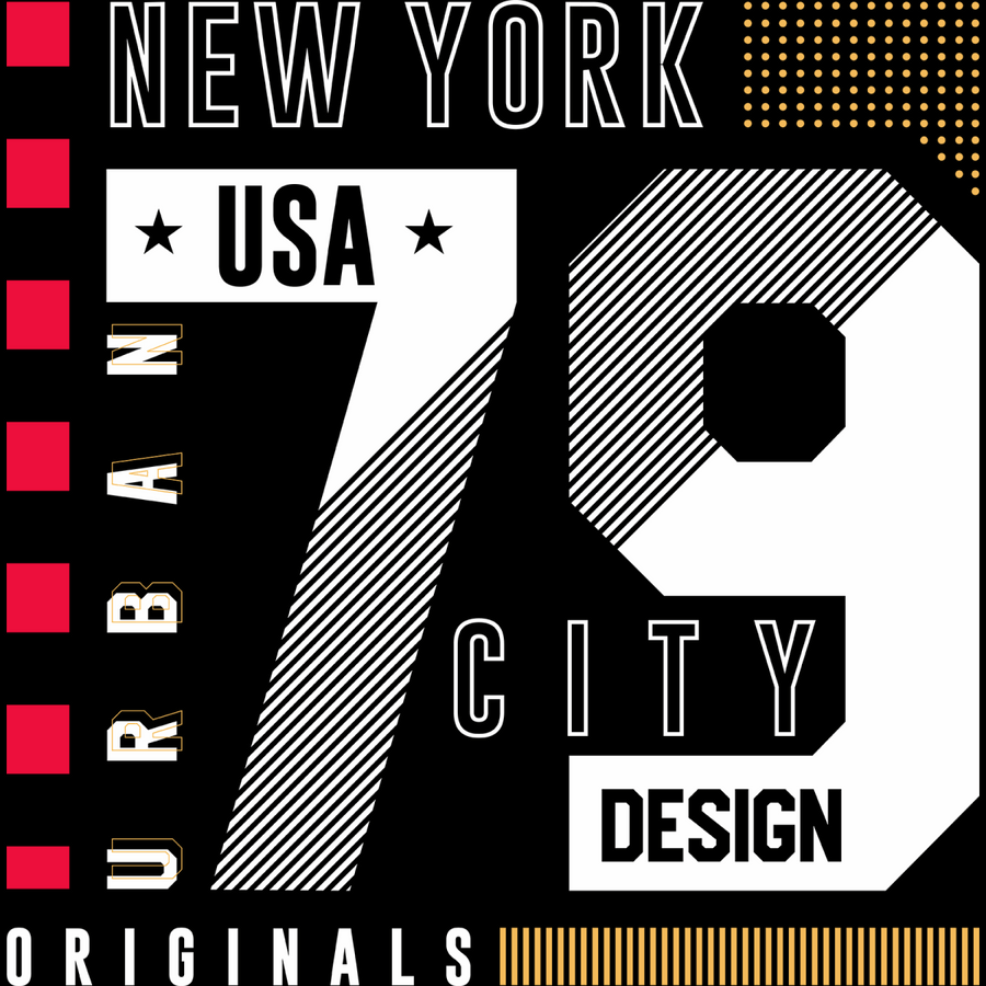 New York City 79 Design - Ready To Press DTF Transfer - Buy Bulk DTF
