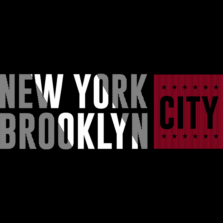 New York City Brooklyn - Ready To Press DTF Transfer - Buy Bulk DTF